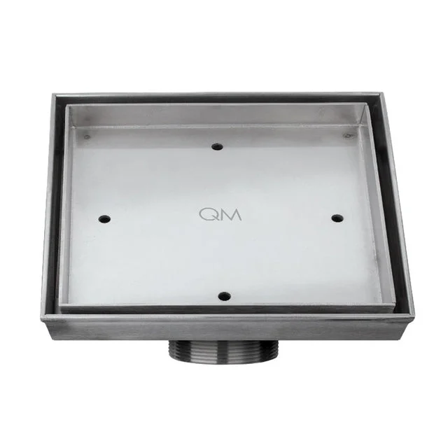 Delmar Series Mist Line Centerpoint Drain 4" x 4"