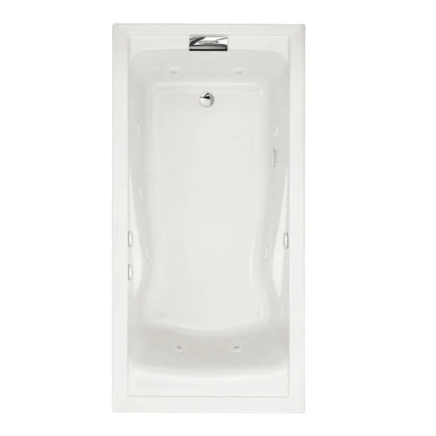 Evolution 72"L x 36"W Deep Soak Whirlpool Bathtub