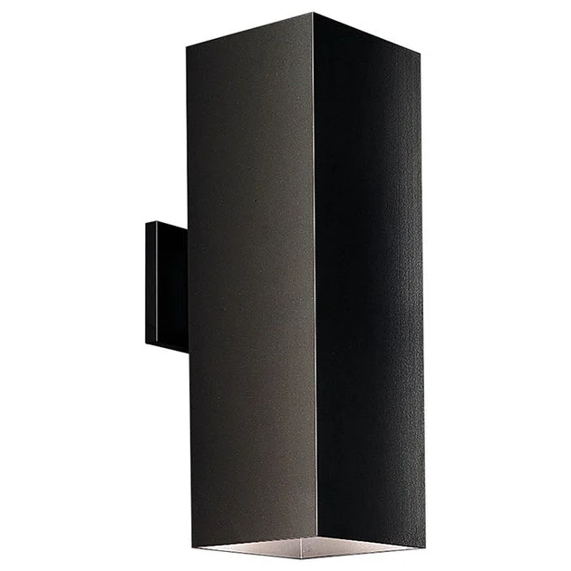 6" Square Two-Light Halogen Wall Lantern