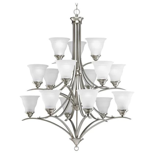 Trinity Fifteen-Light, Three-Tier Chandelier
