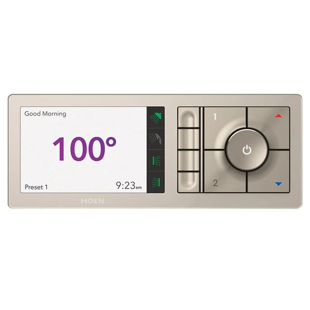 U By Moen Shower Terra Beige Four-Outlet Digital Shower Controller