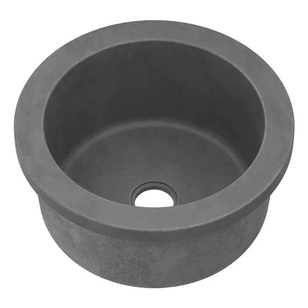 Malibu 14" Single Bowl NativeStone Round Bar/Prep Sink