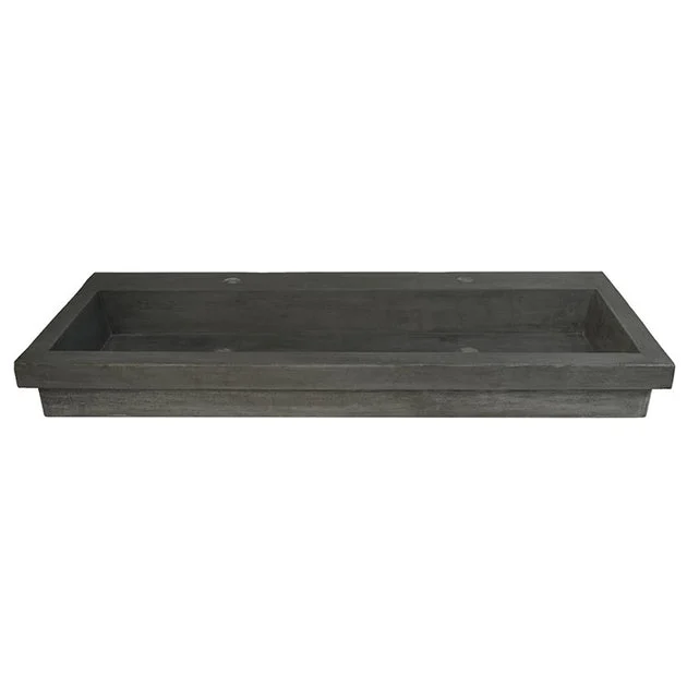 Trough 4819 48" Rectangular NativeStone Drop-In Bathroom Sink