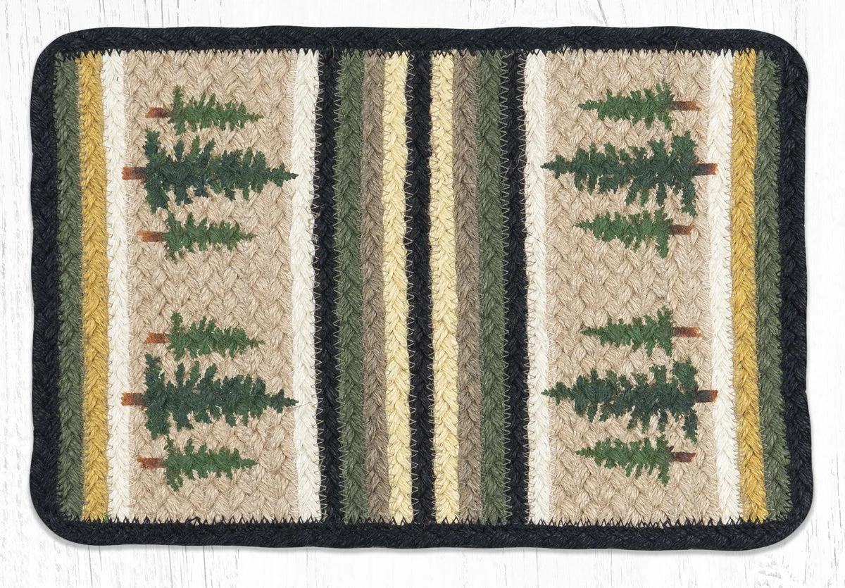 Earth Rugs V-116 Tall Timbers Oblong Printed Swatch 10``x15``