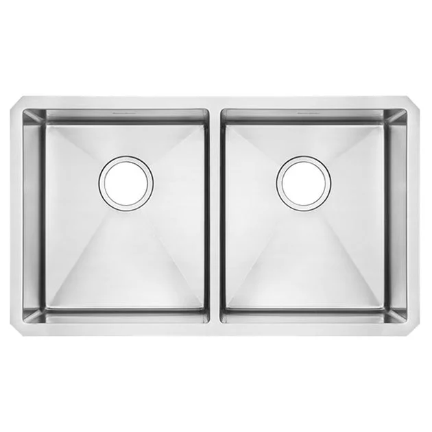 Pekoe 29" Equal Double Bowl Stainless Steel Undermount Kitchen Sink