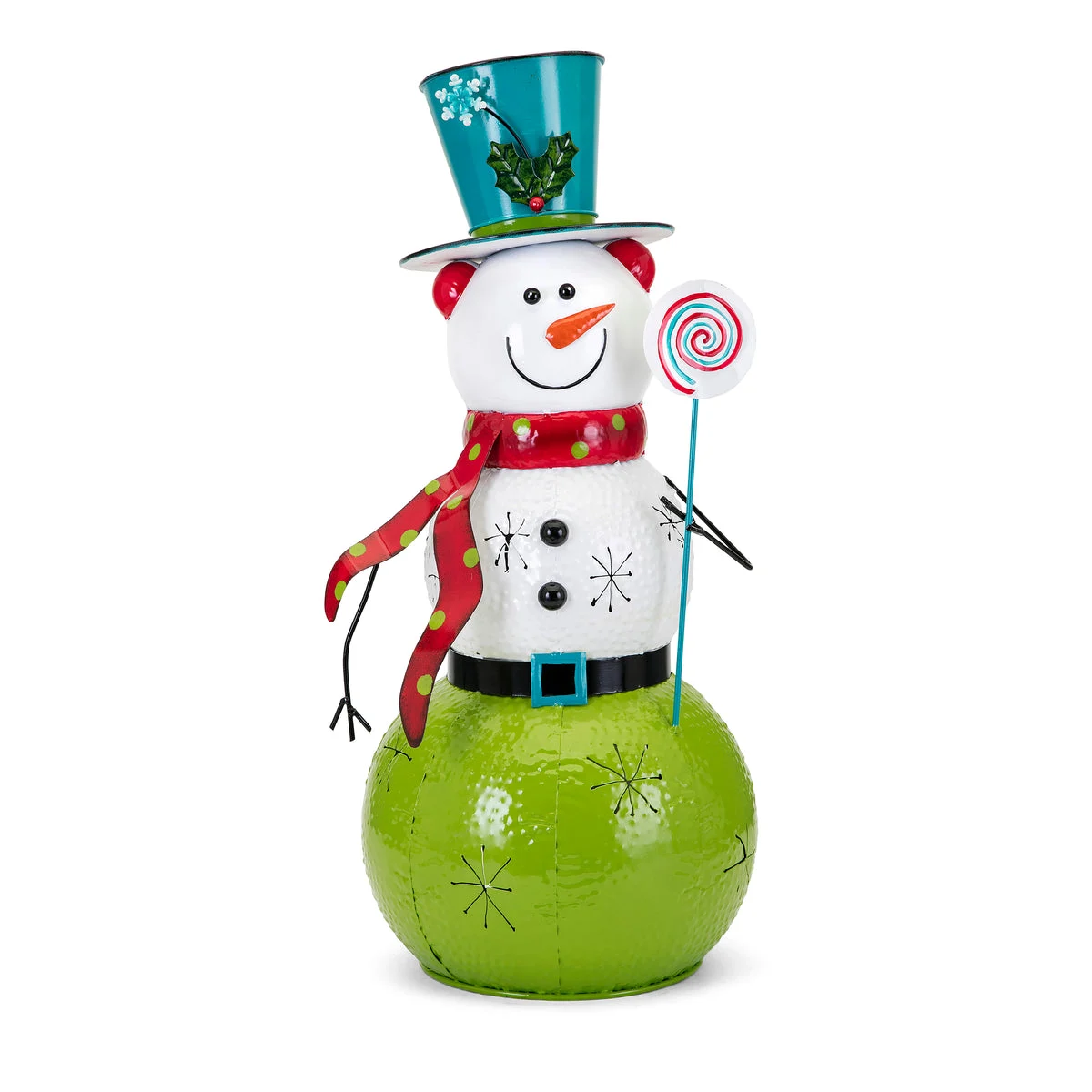 IMAX Worldwide Home Whimsy Christmas Large Snowman Lantern