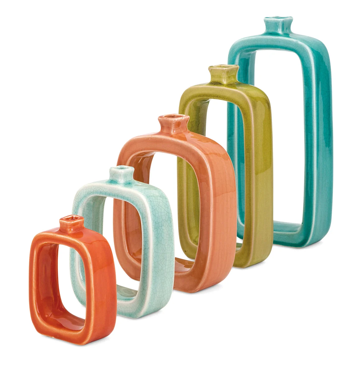 IMAX Worldwide Home Warlow Vases - Set of 5
