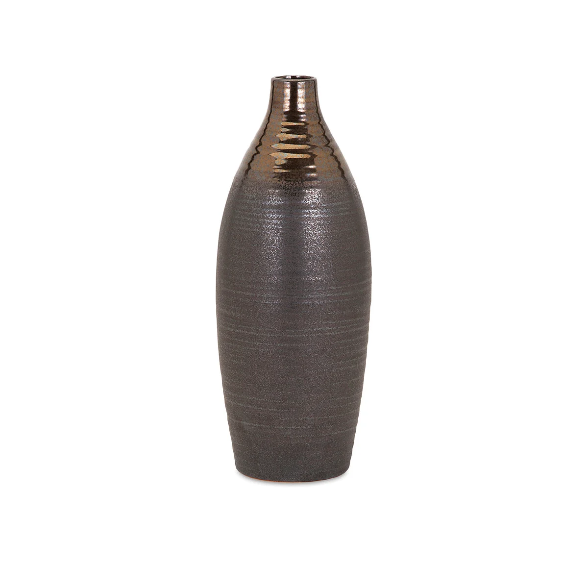 IMAX Worldwide Home Calin Medium Bronze Top Vase