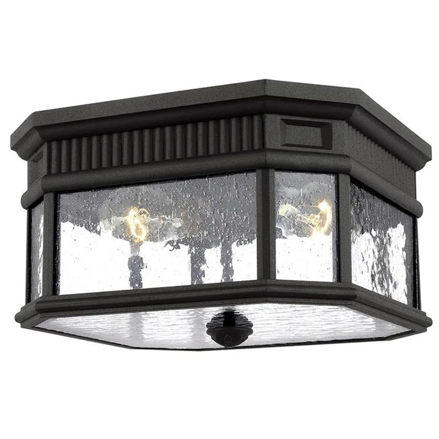 Cotswold Lane Two-Light Outdoor Flush Mount Ceiling Fixture