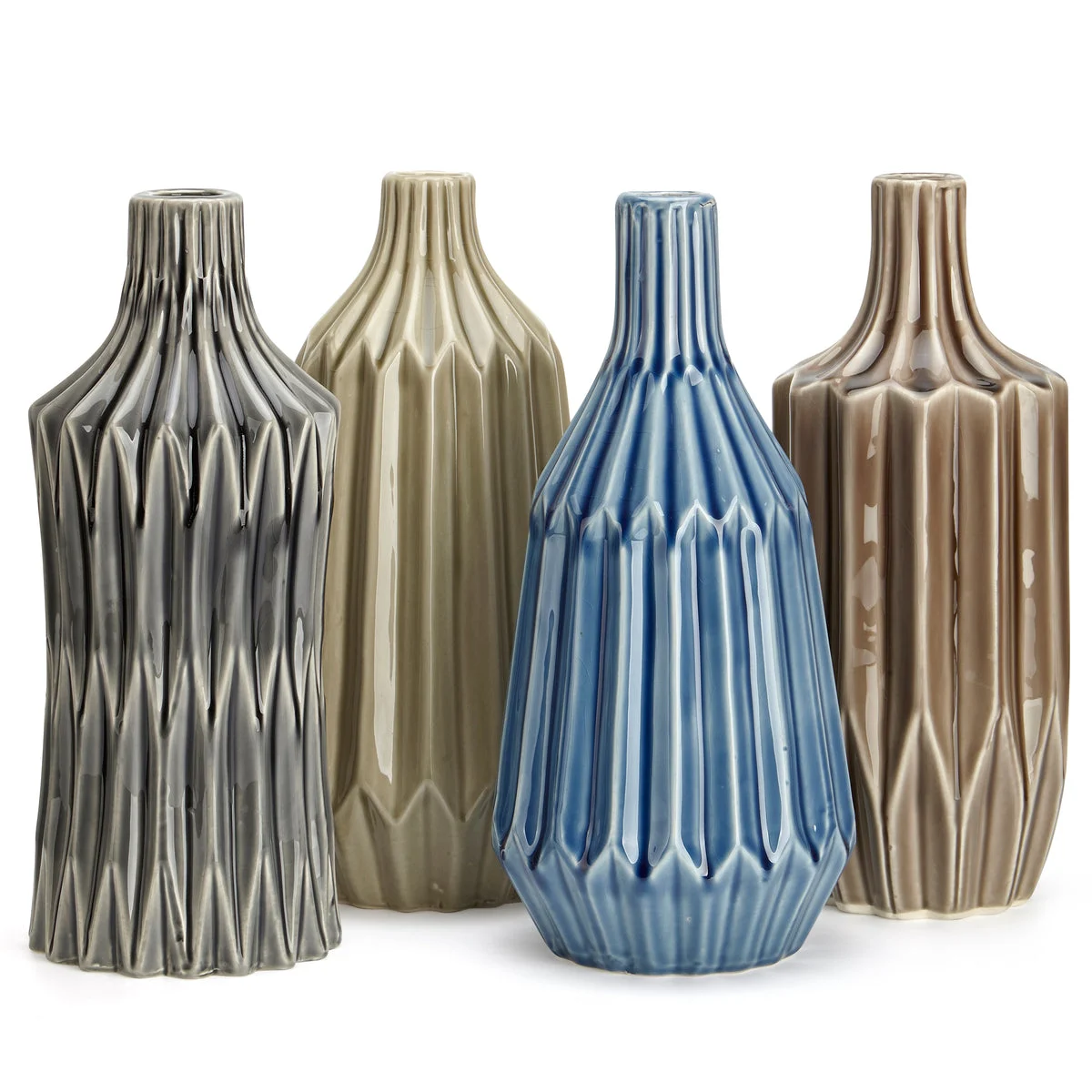 IMAX Worldwide Home Vaughan Ceramic Vases - Ast 4