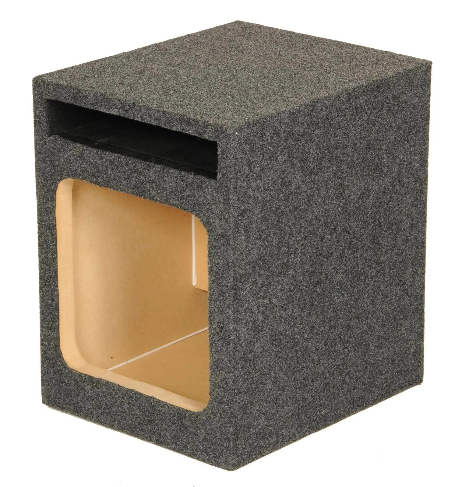 Q Power HD110 10" Single Heavy Duty Vented Square Subwoofer Sub Enclosure Box