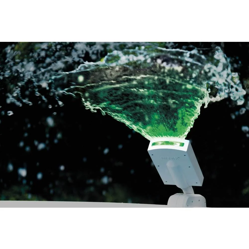 INTEX LED Pool Sprayer w/ Multi-Color Lights– Above-Ground Frame Pool Compatible