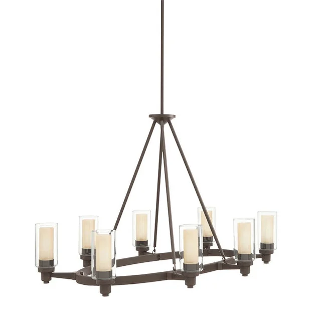 Circolo Eight-Light Oval Chandelier