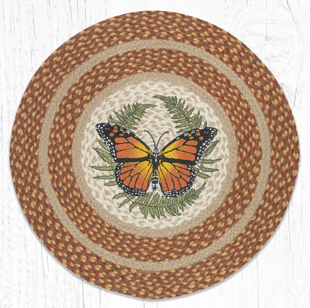 Earth Rugs RP-630 Monarch Round Patch 27``x27``