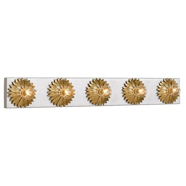 Broche Five-Light Bathroom Vanity Fixture
