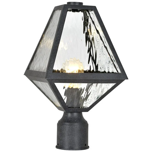 Glacier Single-Light Outdoor Post Lantern