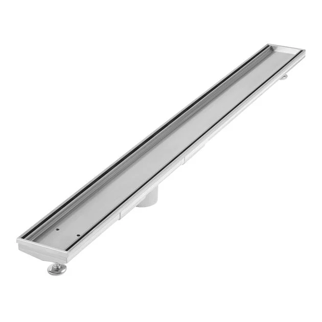 Drain Kit Delmar Mist Tile-In Adjustable Polished 48 Inch 316 Marine Grade Stainless Steel for 2IN Drain Outlet