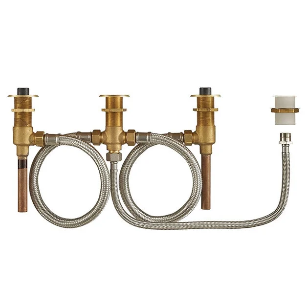 Flash Roman Tub Filler Rough-in Valve for Trim with Handshower