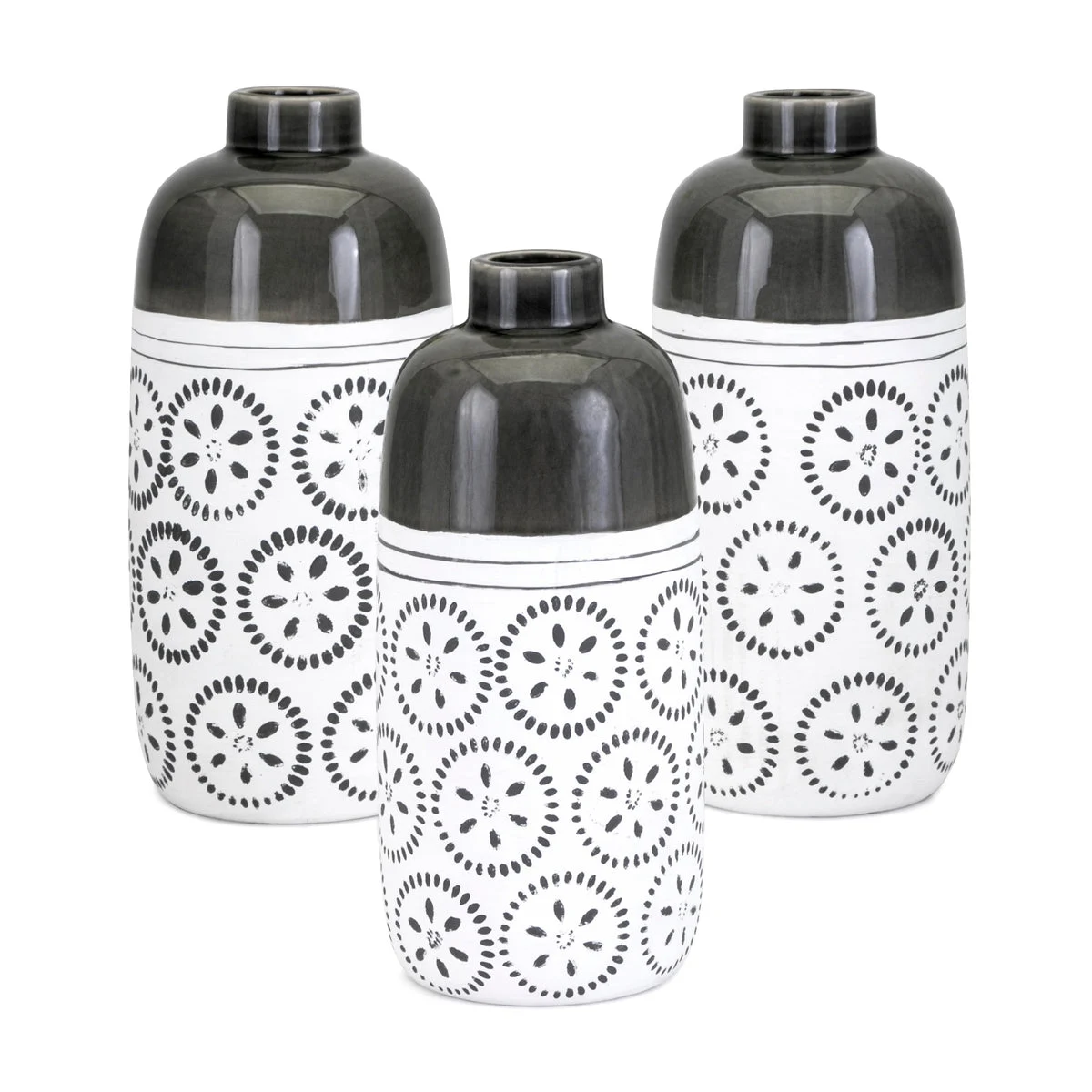 IMAX Worldwide Home Brooke Vases - Set of 3