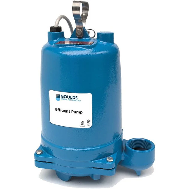 Submersible Pump Effluent 3/4 Horsepower 230 Volt 1 Phase 60 HZ for Sewage Systems