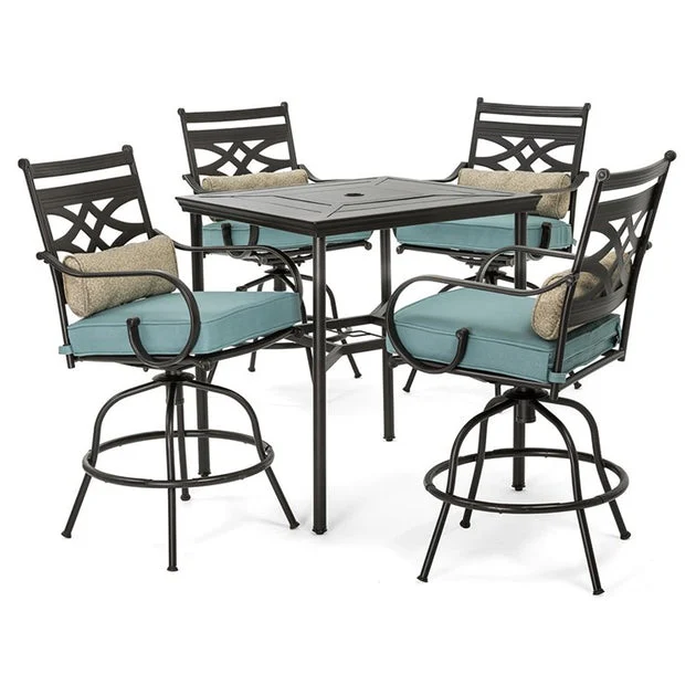 Montclair Five-Piece Outdoor High Dining Set