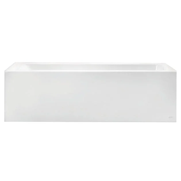 Studio 60"L x 30"W Above Floor Soaking Bathtub with Built-In Apron/Right-Hand Drain Outlet