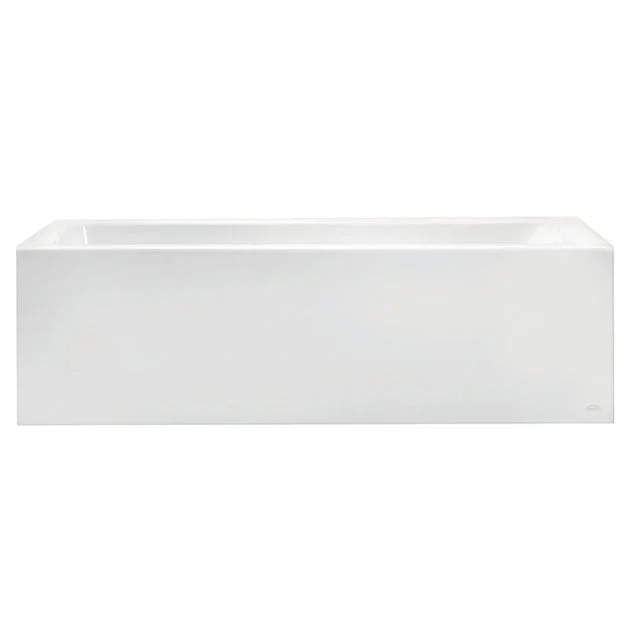 Studio 60"L x 32"W Above Floor Soaking Bathtub with Built-In Apron/Left-Hand Drain Outlet