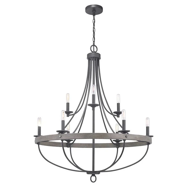 Gulliver Nine-Light Two-Tier Chandelier