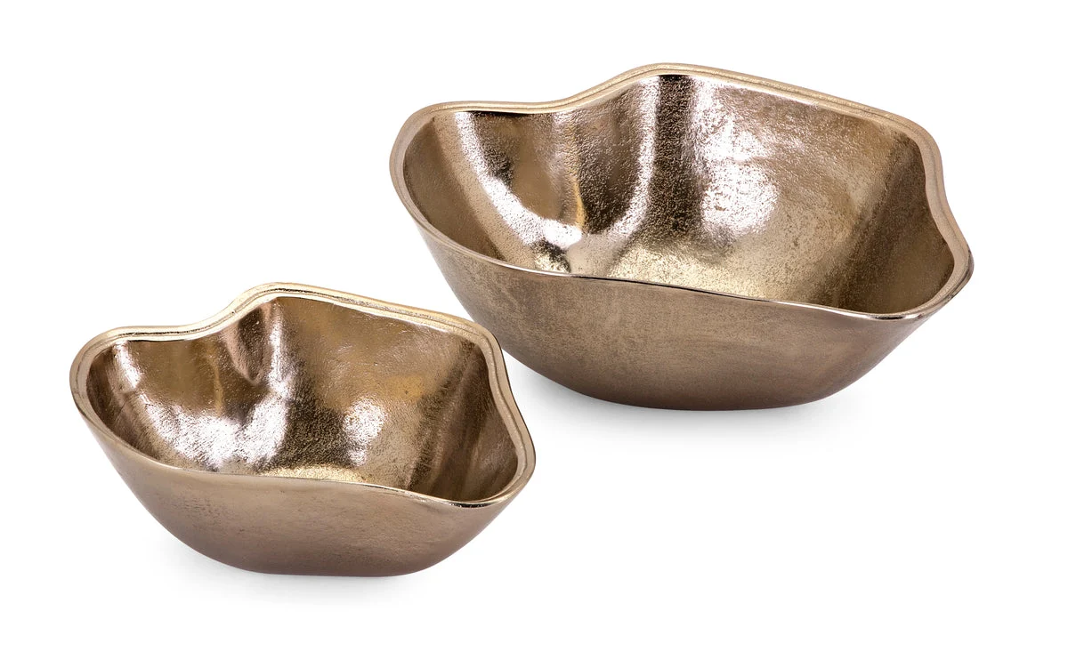 IMAX Worldwide Home Machar Decorative Wavy Bowls - Set of 2