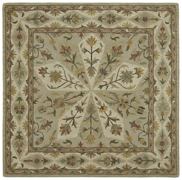Kaleen Rugs Tara Square Collection 7803-59 Sage Area Rug