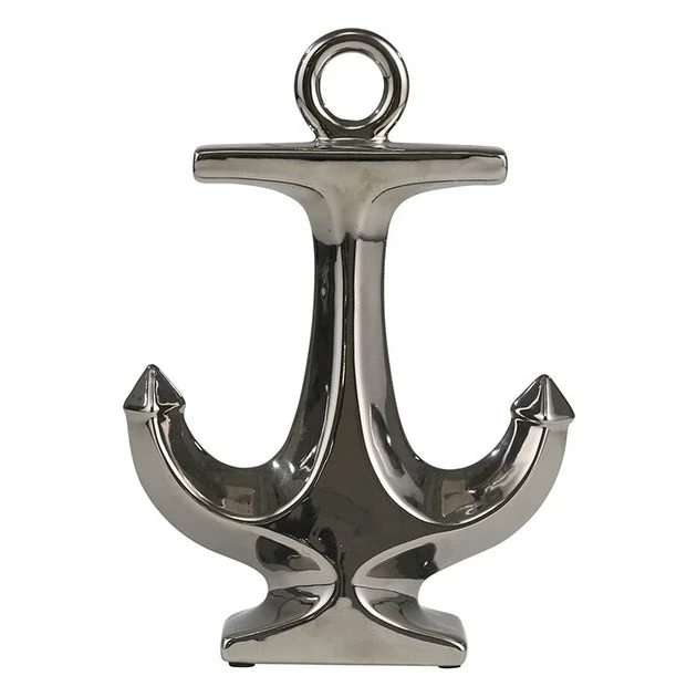 10" Silver Ceramic Anchor