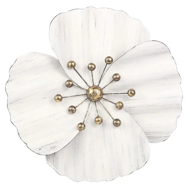 18" x 18" Metal Flower Wall Decor