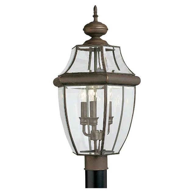 Lancaster Three-Light LED Outdoor Post Lantern