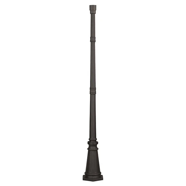 3" x 71" Aluminum Outdoor Lamp Post with Fluted Base