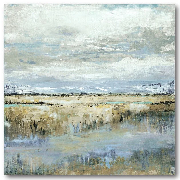 Coastal Marsh 30" x 30" Gallery-Wrapped Canvas Wall Art
