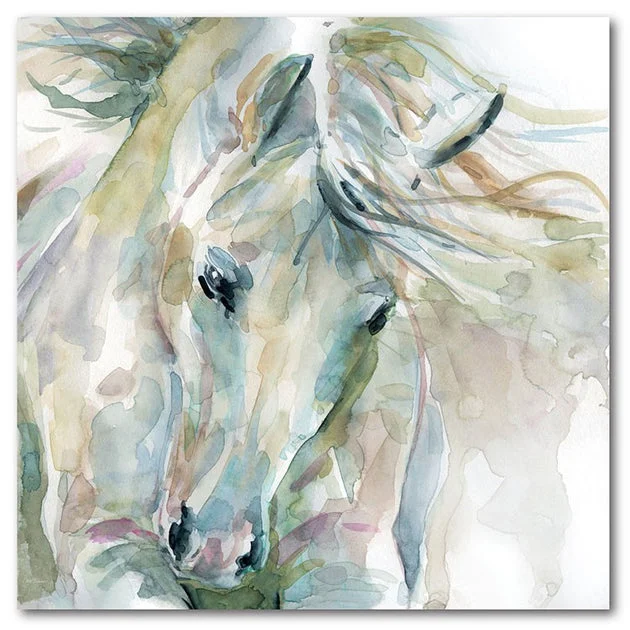 Watercolor Force 30" x 30" Gallery-Wrapped Canvas Wall Art
