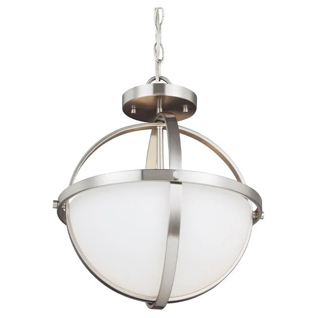 Alturas Two-Light Convertible Semi-Flush Mount Ceiling Fixture/Pendant