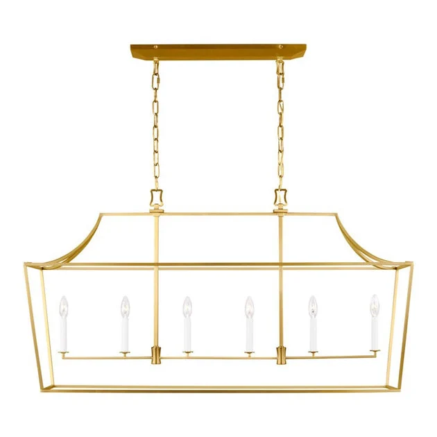 Southold Six-Light Linear Lantern Pendant by Chapman & Meyers