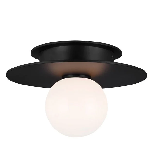 Nodes Single-Light Small Flush Mount Ceiling Fixture by Kelly