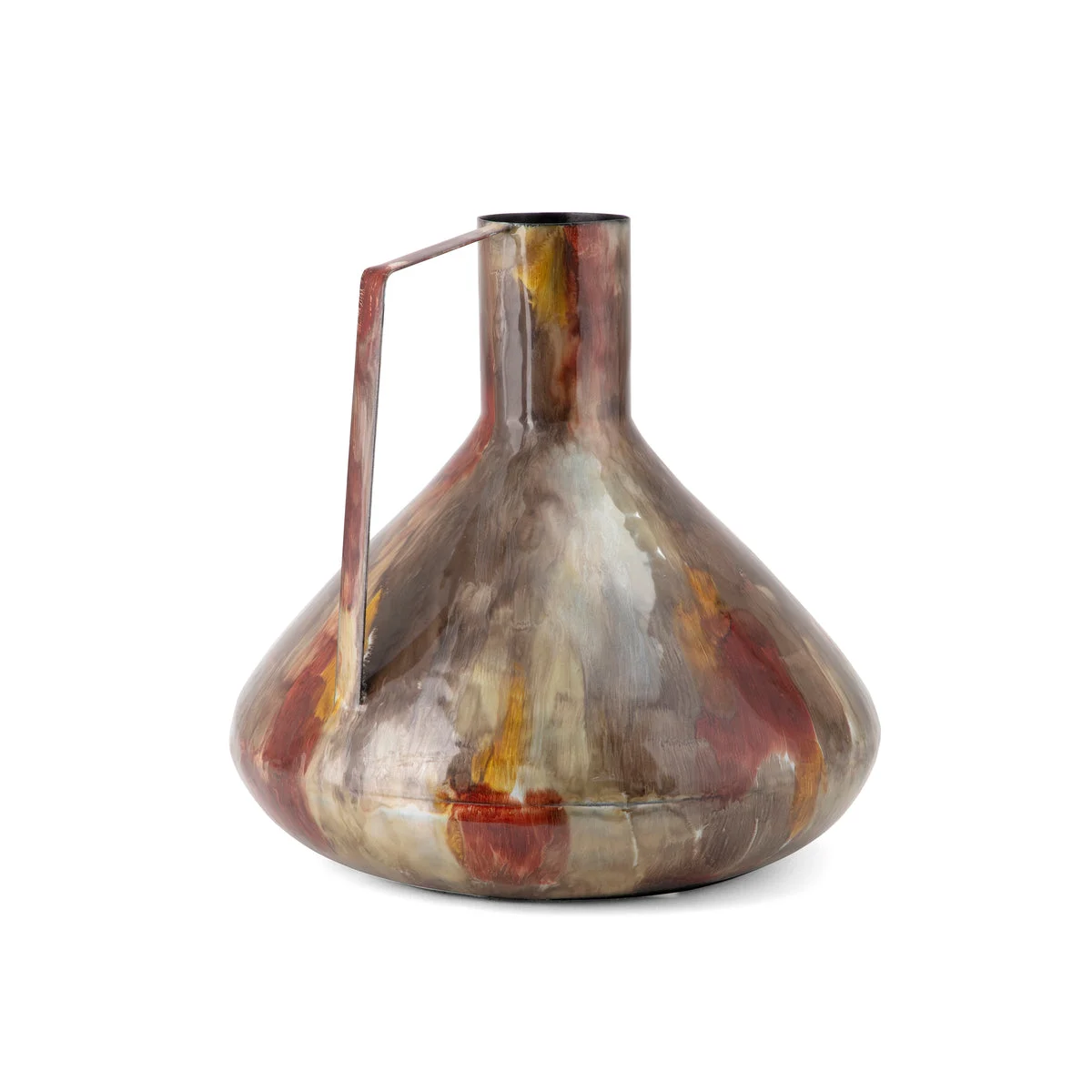 IMAX Worldwide Home Palmas Wide Enameled Iron Decorative Jug