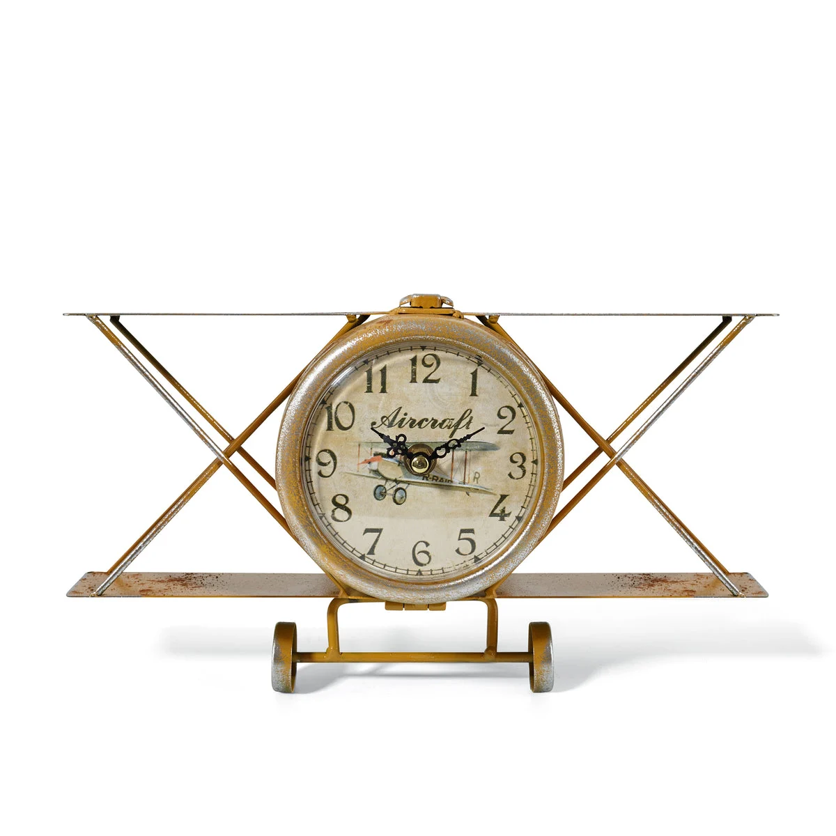 IMAX Worldwide Home Konrad Biplane Clocks - Ast 3