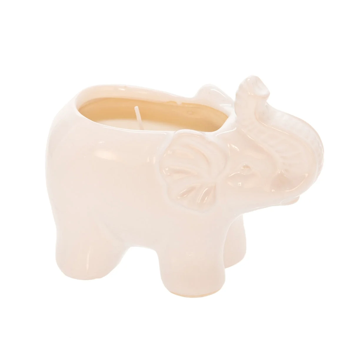 Sagebrook Home 7`` Elephant Candle By Liv & Skye, French Vanilla