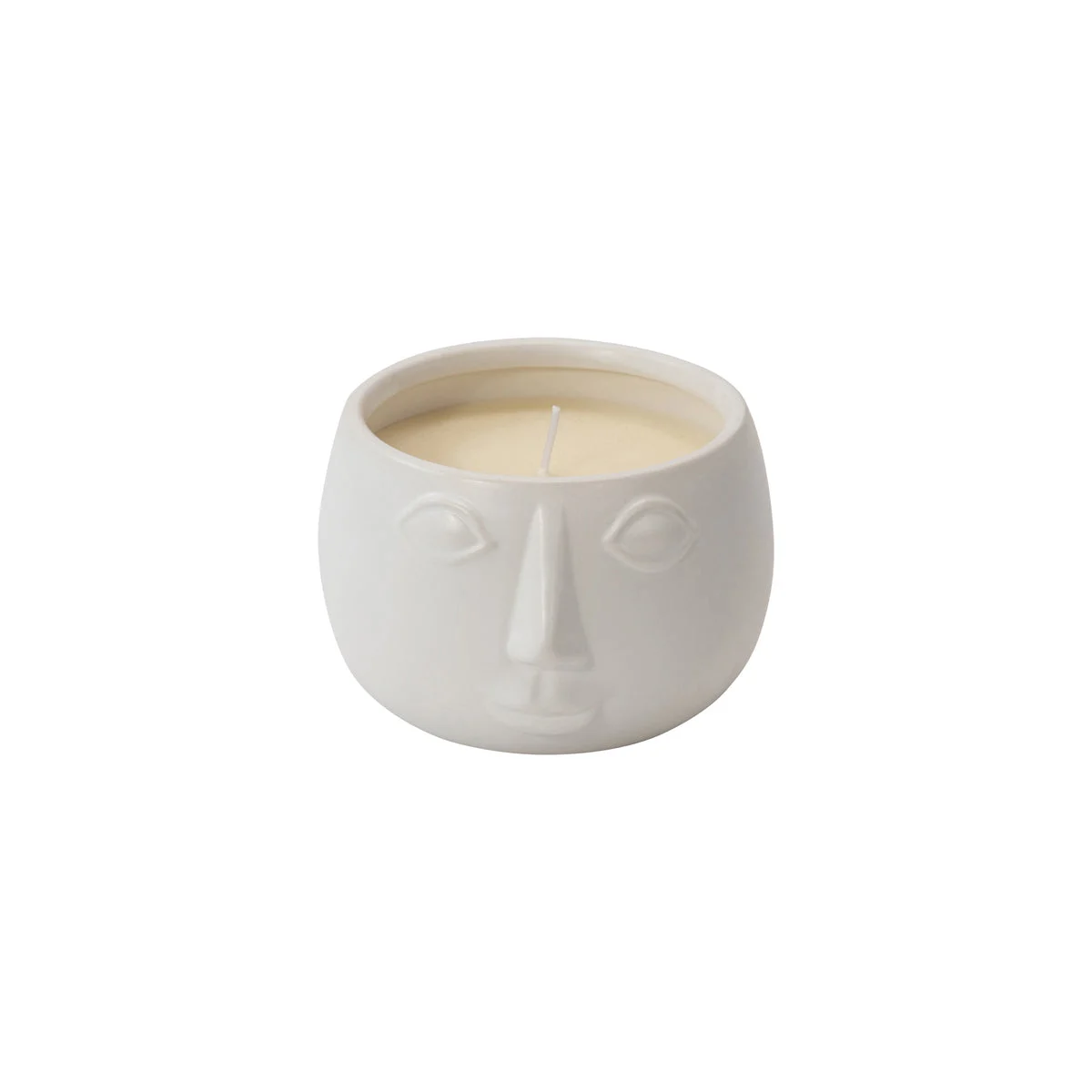 Sagebrook Home 4.75`` Face Candle By Liv & Skye, French Vanilla