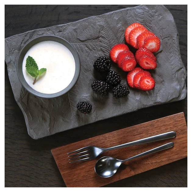 Linea Five-Piece Ice Oro Nero Flatware Set