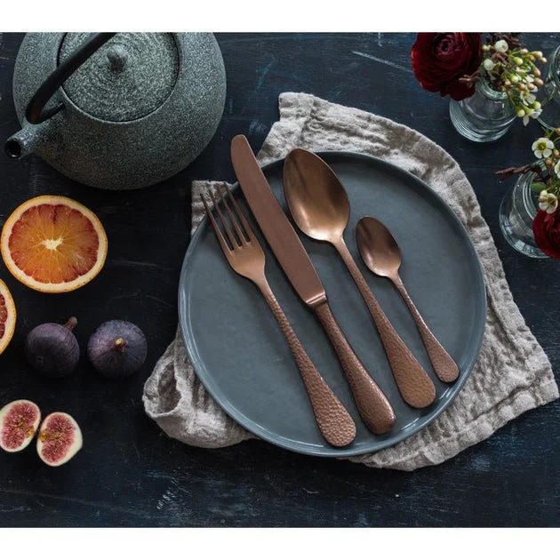 Epoque 20-Piece Pewter Bronzo Flatware Set