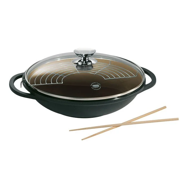 Vario Click Induction Plus 13.5"/5.25-Quart Wok with Lid - OPEN BOX