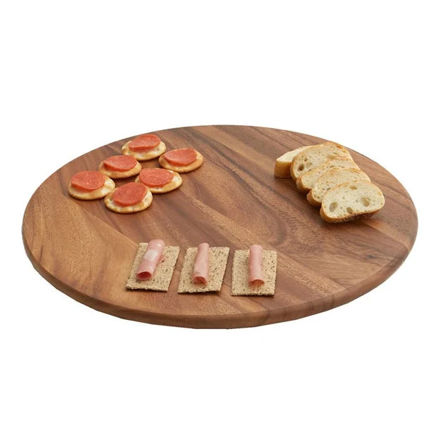 15.5" Wood Lazy Susan