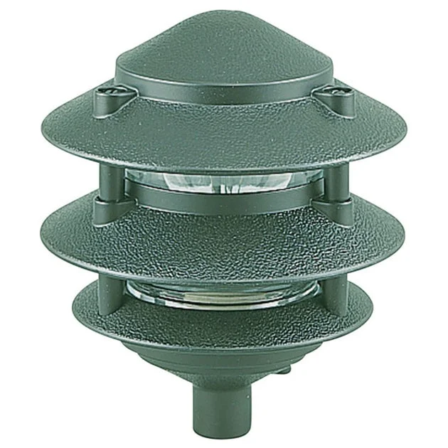 Path Light Landscape Lighting Outdoor Emerald Green Glass or Shade Clear Diffuser