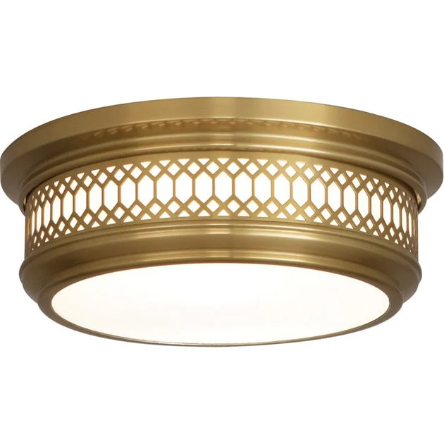 Williamsburg Tucker Two-Light Flush Mount Ceiling Fixture