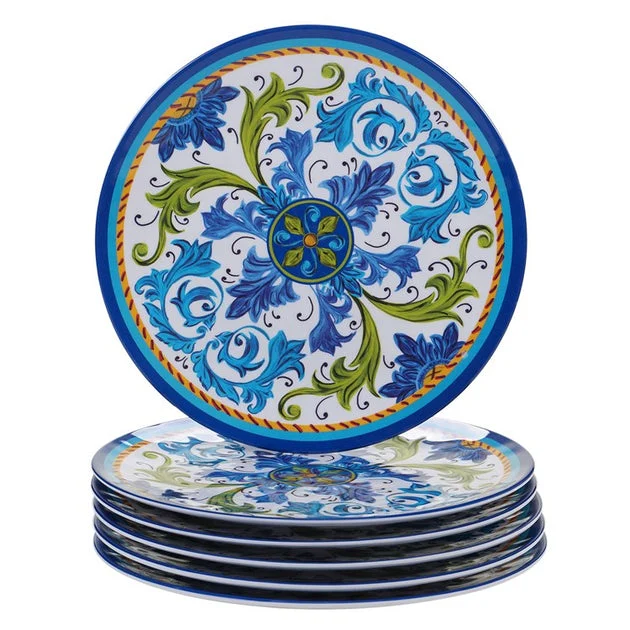 Lucca 11" Melamine Dinner Plates Set of 6